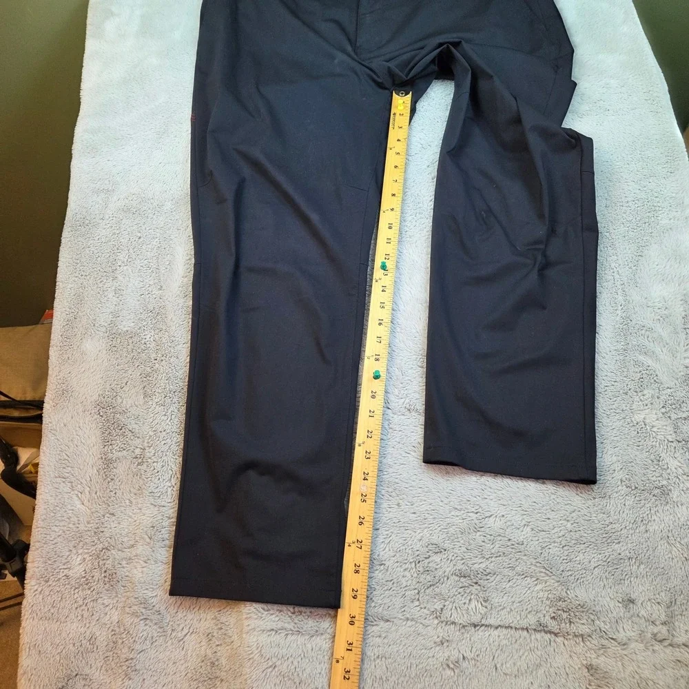 Rhone Commuter Pants Mens 42 Synthetic Blend Stretch Straight Leg Dark Navy Blue